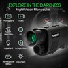 Night Vision Monocular Digital Infrared Monocular Telescope for 100% Darkness