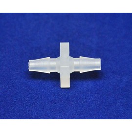 MettleAir 129PP-2-1PK Polypropylene Plastic 1/8" ID Hose Barb Mender/Splicer/Joiner/Union Fitting Tubing Hose Adapter/Coupler