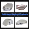 FZJDSD Rearview Mirror Guard Covers ABS Chrome Compatible with Infiniti