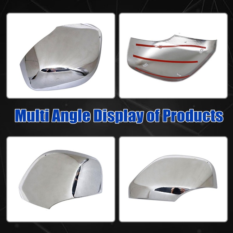 FZJDSD Rearview Mirror Guard Covers ABS Chrome Compatible with Infiniti
