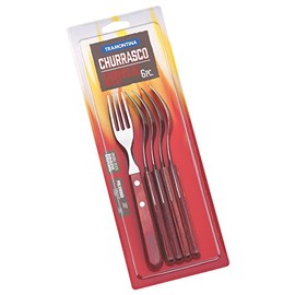 Tramontina 29899/160 Art.no. 29899/160 6 Pieces Jumbo Forks Set, Stainless Steel Multi Colour