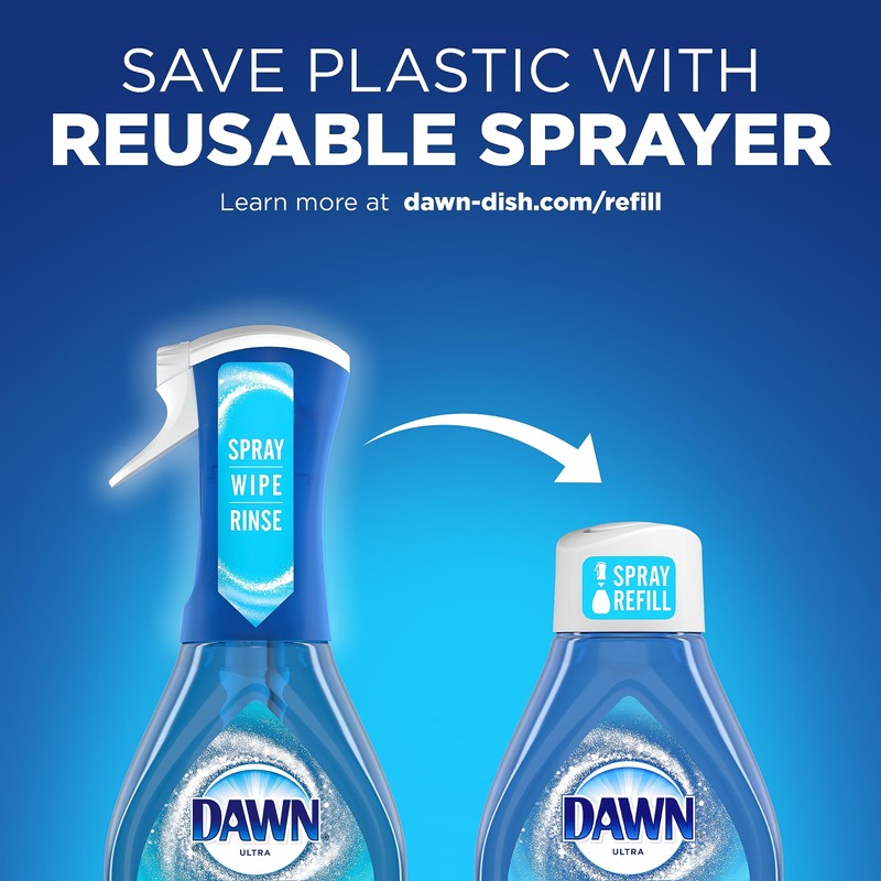 Dawn Platinum Powerwash Dish Spray, Dish Soap Liquid, Fresh Scent