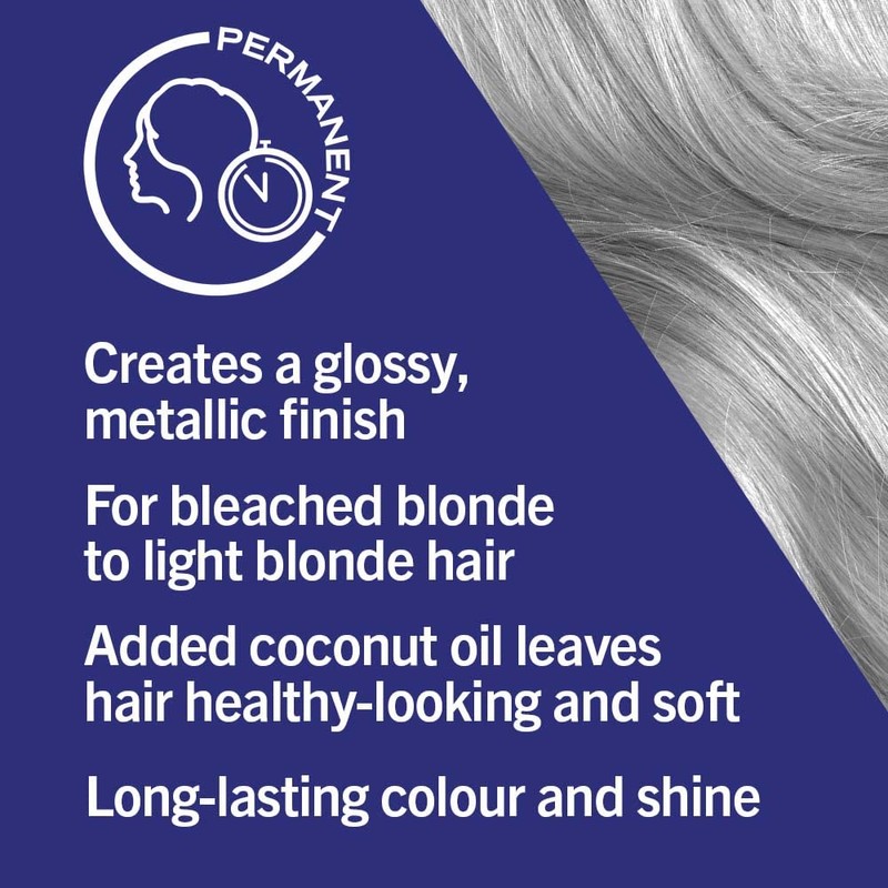 Schwarzkopf Live Hair Colour Fashion, Metallic Silver, 1 Count (Pack