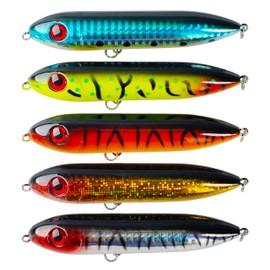 5pcs Catfish Rattling Line Float Lure Catfish Rig Float Popper Lure Demon Dragon Style Peg Lure for Santee Rig Fishing Rattle Bait for Lake River Bank