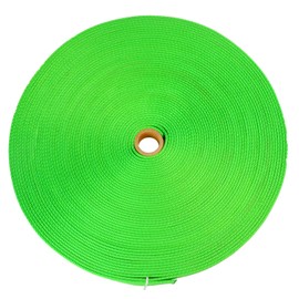 SEPEAK 1 inch Nylon Tubular Webbing, 20kN/4500 lbs, Heavy Duty Climbing Strap for Rescue, Outdoor Climbing, Firefighting, Rigging, Ziplining, Anchoring,Hanging,1pc,Green,30 Yard