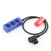 DRRI 3 Port P-Tap to Dtap Metal Power Distribution Box