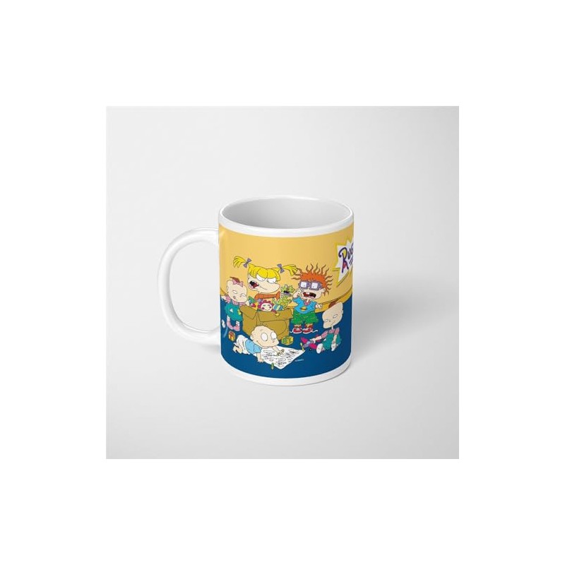 Rugrats Cartoon Group Themed Coffee Drinking Cup, 300 ml Capacity