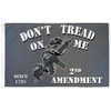2nd Amendment Gadsden Flag 3x5ft Gun Rights Don't Tread on