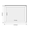 Missartist 8x10 Wall Mount Acrylic Picture Frame Double Panel Floating