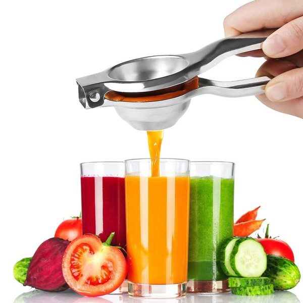 DDUP Lemon Squeezers, Stainless Steel Manual Citrus Squeezer,Lime Squeezer press, Hand Juicer Press,Lemon Squeezer Press - Heavy Duty,Anti Corrosive and Dishwasher Safe