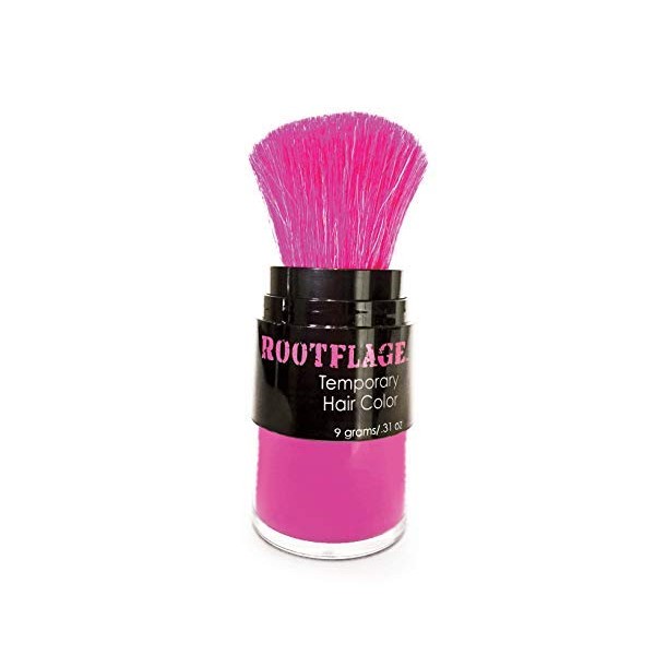 Rootflage Temporary Hair Dye Pink Colored Hair - Shampoo Out Pink Color Powder -Works on Dark Hair (01 Pink Parade)