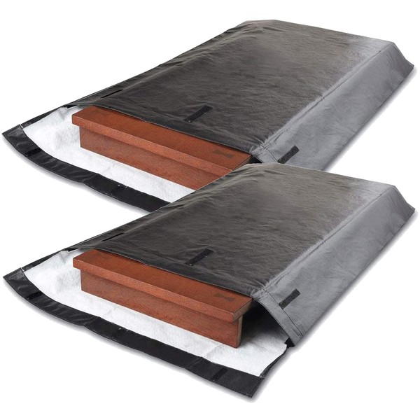 ROSROSE Table Leaf Storage Bag Padded 2 Pack, 2024 Upgraded