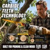 Hardwin 9-Inch Reciprocating Saw Blade 3TPI 24TCT Wood 3-Pack