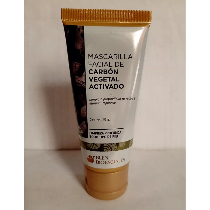 Blen 2 Mascarilla Exfoliante Carbón Vegetal Activado + Envio