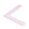 Plastic L-Square Shape Ruler French Curve Sewing Measure Professional Tailor