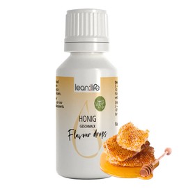 Lean:Life Flavour Drops, Aroma Drops, Honey, Vegan, Sugar-Free, Gluten Free, No Calories, Made in Germany – 30 ml