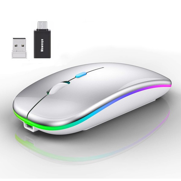 Silent Mouse, Thin, High Precision, High Sensitivity, 3 Levels of