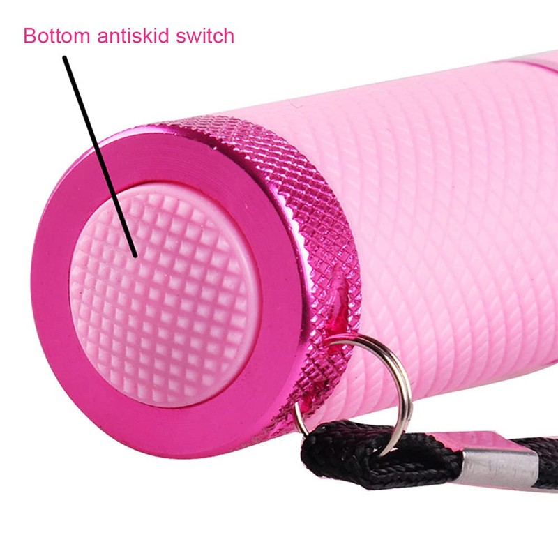 Anself Mini Flash Light for LED UV Gel Curing Lamp