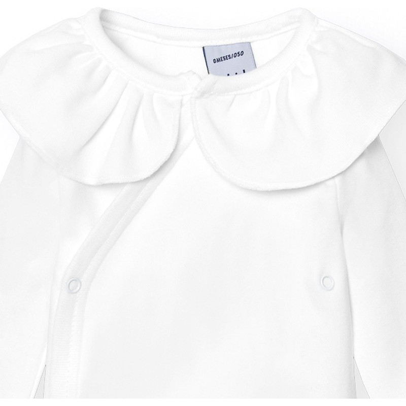 BABIDU Body Neonato Incrociato a Maniche Lunghe 100% Cotone con