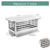 LTSEAME Chimney Cap, 9" x 18" Chimney Cover Stainless Steel
