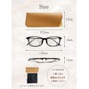NOA LINO Glasses Case, 12 Colors x Cloth Included, Glasses