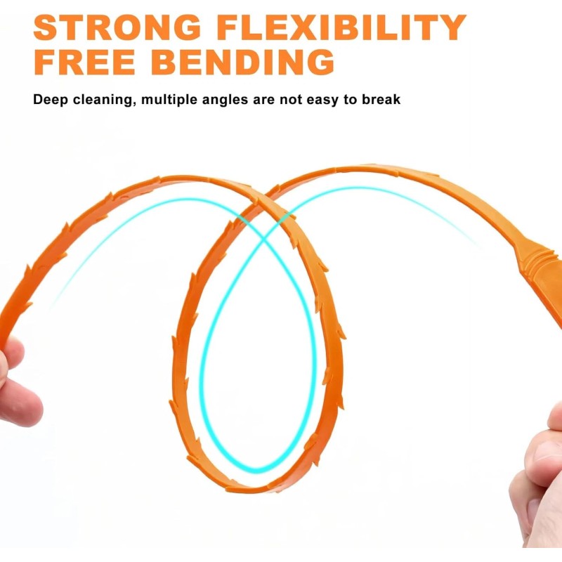 Brand: QUIUMES Drain Snake Clog Remover - 4 Pack 20