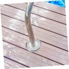 WHAMVOX 4pcs Stainless Steel Pool Ladder Cover Plate Durable Easy