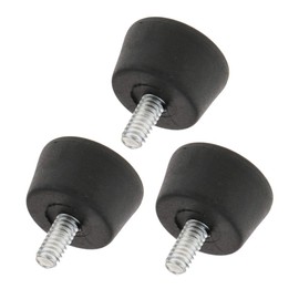 P Prettyia Rubber Feet, Monopod Leg, 3 Piece/pc with 1/4 Screw Bano on Tripod