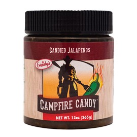 Cornaby's Campfire Candy - Sweet And Spicy Candied Diced Jalapeno Peppers In a Jar - Plant-Based Non-GMO Gluten-Free Gourmet Relish Made In USA