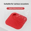 MAOYONG Shower Drain Cover Tub Stopper - Square Silicone Floor