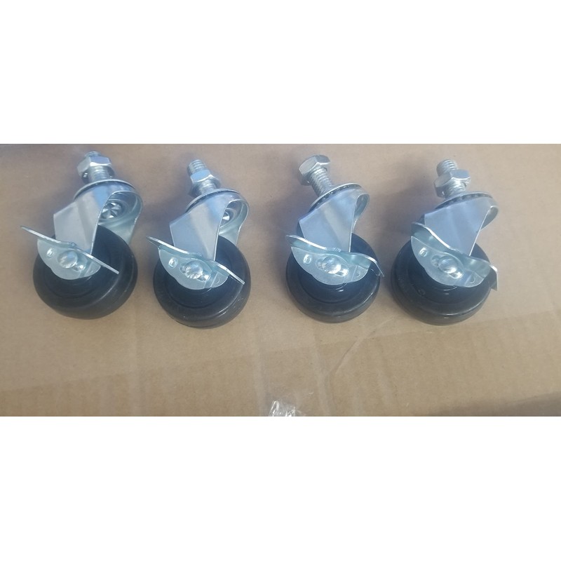 4 Heavy Duty Caster Wheels with Lock for Industrial Sewing