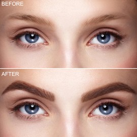 AFGHOUZ 3-Color Eyebrow Powder Palette, Brow Powder Filler Kit With Brow Brush, Waterproof Neutral Eye Makeup for Women, Smudge-proof