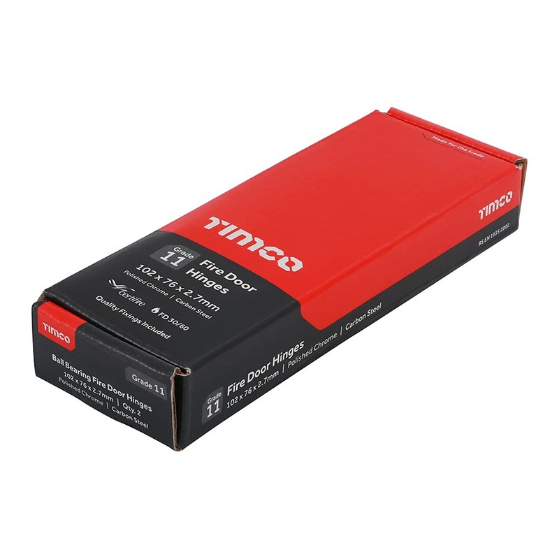 TIMCO Fire Door Hinge for Internal Residential Doors - Ball