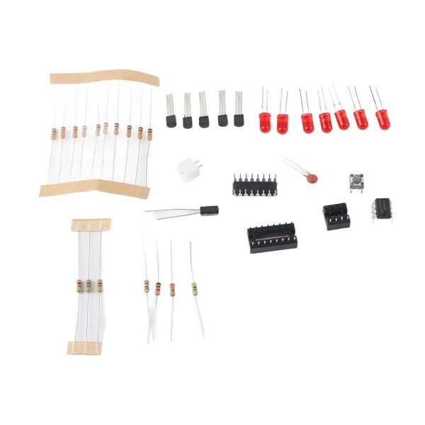 Unbranded 5 Electronic DIY LED Dice Kit Fun Game Production