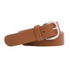 shenky Leather Belt 3 cm Wide in Cognac Brown, Cognac-brown