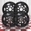 Brighter Design Set of 4 Gloss Black 5 Spoke 17"