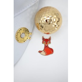 MULLIGAN HOOLIGAN Fox Golf Ball Marker + Magnetic Hat Clip, Funny and Unique Golf Gift, Premium Quality, The Perfect for Your Favorite Golfer, Golf Accessories for Any Occasions