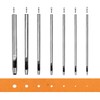 WUTA 7Pcs Hollow Punch Leather Hole Punch Cutter 0.5mm-5mm Round