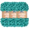 JubileeYarn Fun Finger Loop Yarn - Polyester Jumbo Weight Loop