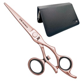 JW C6-RG Rose Gold Swivel Thumb Professional Shear (5.25 Inches)