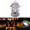 Retro Rechargeable Camping Lantern Infinite Dimming 3 Level Color Temperature