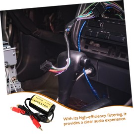 Gatuida Ground Isolator Audio Filter for Cars Eliminates Noise and Easy Installation for Improved Sound Quality Noise for Automotive
