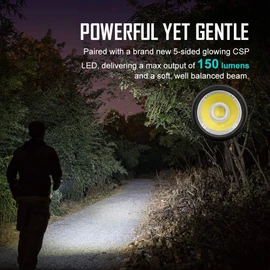 OLIGHT i1R 2 EOS 150 Lumens Tiny Rechargeable Keychain Flashlight EDC Mini LED Keyring Light with Built-in Battery for Camping Hiking Dog Walking etc
