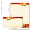Writing Paper Sets Christmas Letter Paper Christmas 50 Sheets Letter