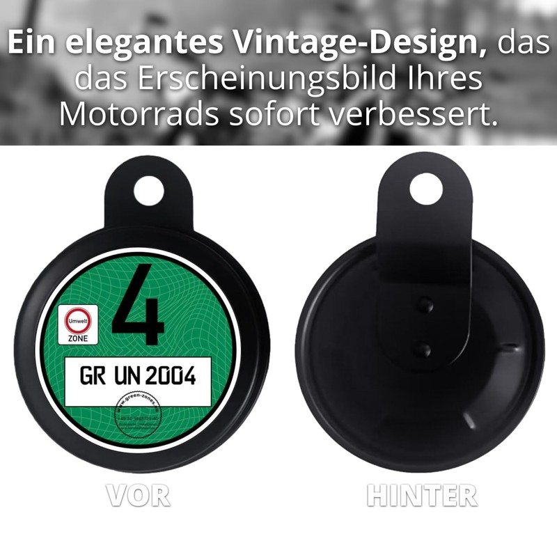 Vignette Holder Motorcycle Vignette Holder Crit Air Environmental Badge