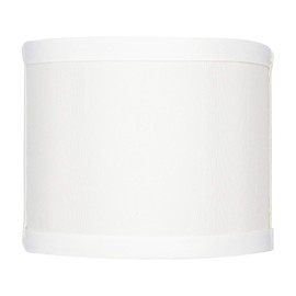 Upgradelights 6 Inch Clip On Wall Sconce Shield Half Lampshade 6x6x5 (White)
