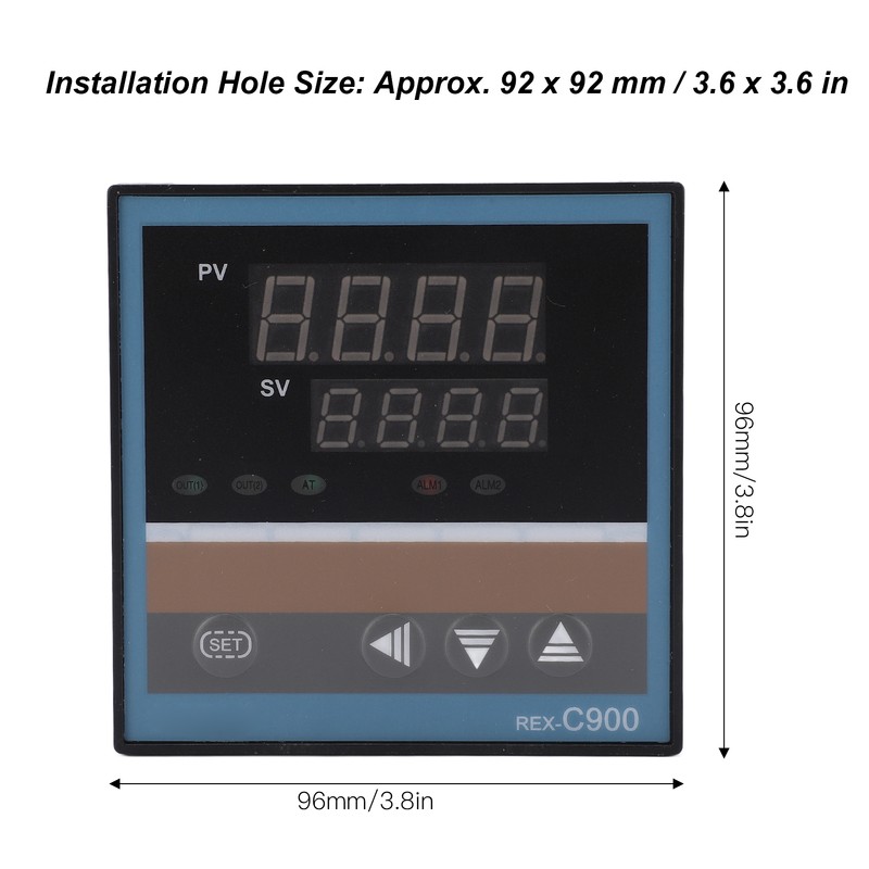 REXC900FK02M*AN Digital Thermostat Intelligent High Accuracy Industrial Temperature Controller 100V240V