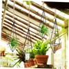 SUPVOX 4Pcs Geometric Metal Air Plant Holder Stylish Hanging Planter