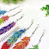 DIY Diamond Feather Bookmark Lightweight Delicate Bend Resistant Beaded Page