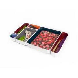Drawer Organizer S/6 - 2" Sky Blue, Sunset, Berry, Stripes, Peacock